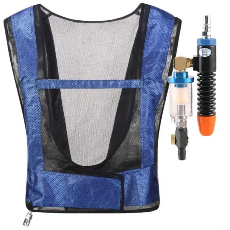 L4ME Air Cooling Conditioner Waistcoat Breathable Cooling Vest for Construction Worker Welder Outdoor Sport Cooling Vest
L4ME Air Cooling Conditioner Waistcoat Breathable Cooling Vest for Construction Worker Welder Outdoor Sport Cooling Vest
