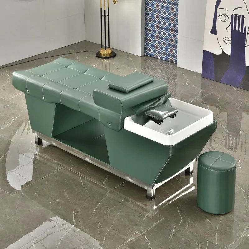 Kopf therapie Shampoo Stuhl Friseur Schönheits salon Massage Gürtel Begasung liegt vollständig Ohr reinigung Wasser
Kopf therapie Shampoo Stuhl Friseur Schönheits salon Massage Gürtel Begasung liegt vollständig Ohr reinigung Wasser