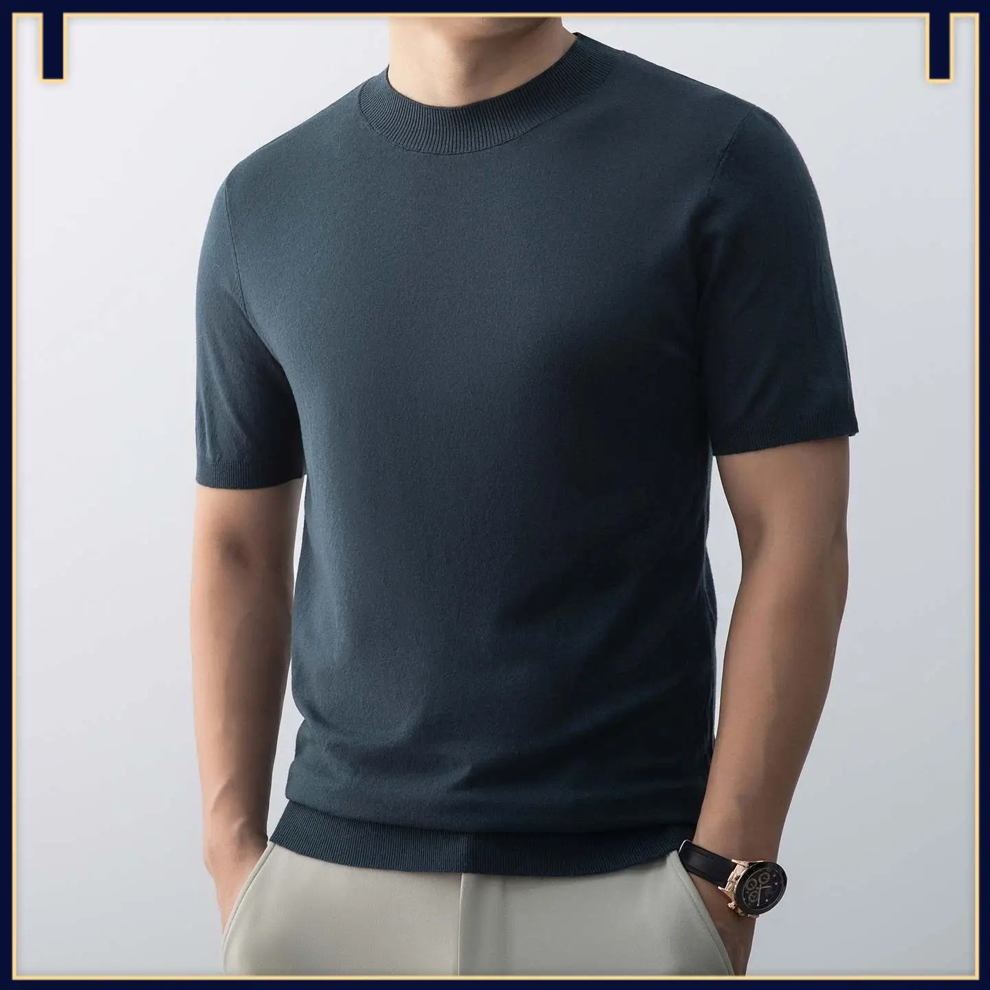 Succ Gentleman Autumn Winter Knitted round Ne ort Sve Casual Pure Color Busin Leisure Sweater Sli Simple
Succ Gentleman Autumn Winter Knitted round Ne ort Sve Casual Pure Color Busin Leisure Sweater Sli Simple