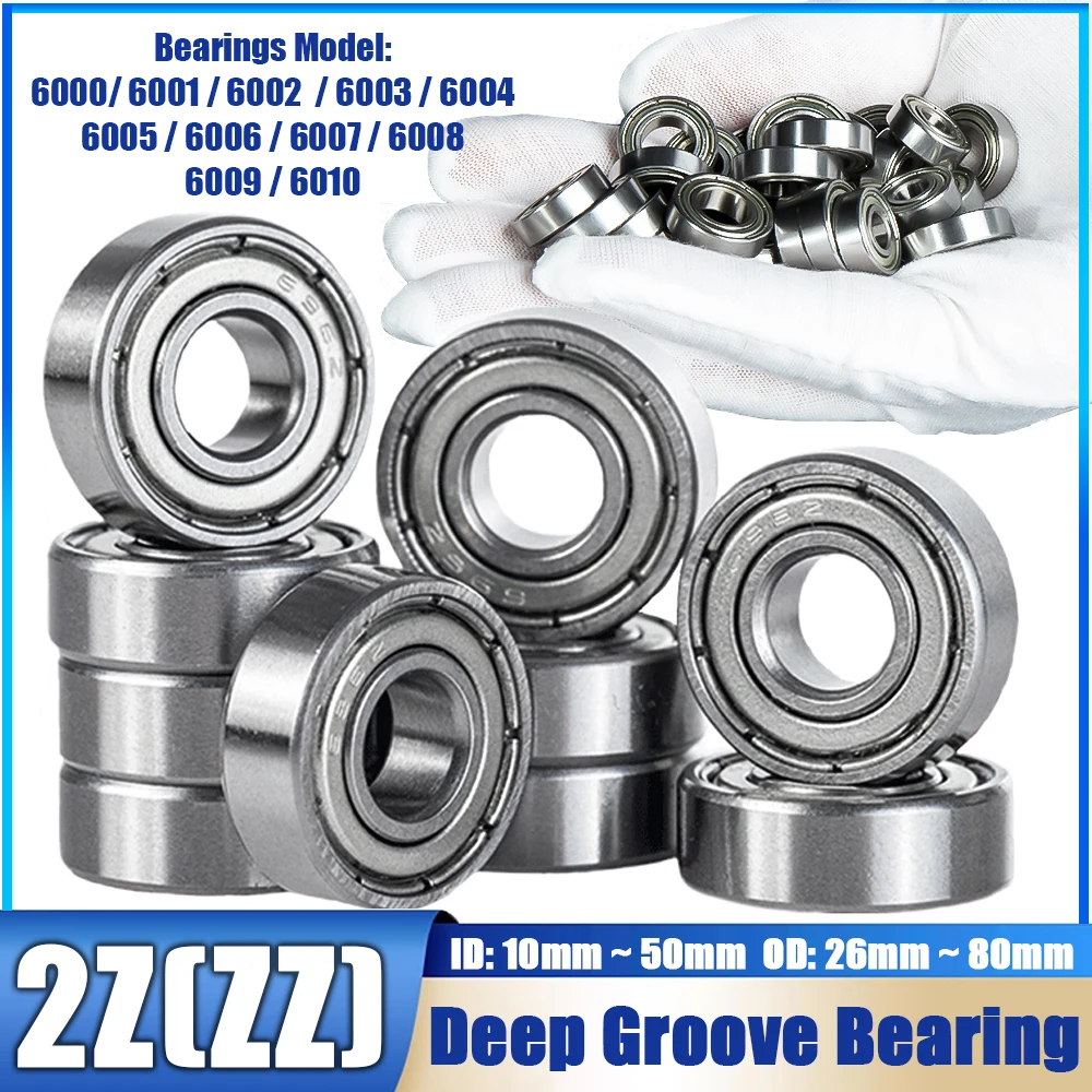 1pcs Deep Groove Ball Bearing 6000 6001 6002 6003 6004 6005 6006 6007 6008 6009 6010 ZZ Z Double Shielded Miniature Single Row
1pcs Deep Groove Ball Bearing 6000 6001 6002 6003 6004 6005 6006 6007 6008 6009 6010 ZZ Z Double Shielded Miniature Single Row