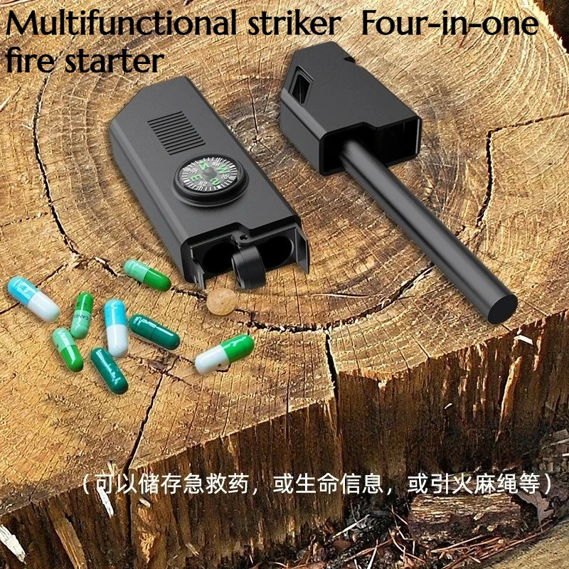 2PCS 4-in-1 Firestick Multifunctional Multi-functional Fire Starter Outdoor Hiking Emergency Survival Whistle Storage Hole Tool
2PCS 4-in-1 Firestick Multifunctional Multi-functional Fire Starter Outdoor Hiking Emergency Survival Whistle Storage Hole Tool