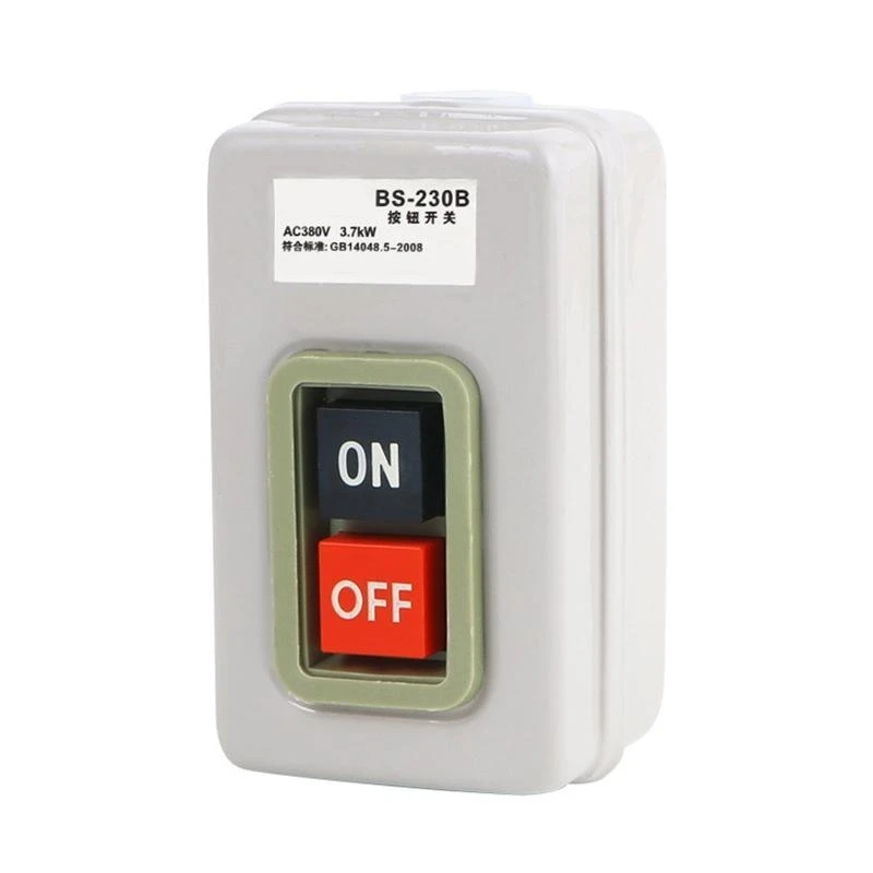 A2UC Electrical Equipment Maintained Lock On/Off Power Pushbutton Switch 3 Phase 380V 3.7KW Switch Panel
A2UC Electrical Equipment Maintained Lock On/Off Power Pushbutton Switch 3 Phase 380V 3.7KW Switch Panel