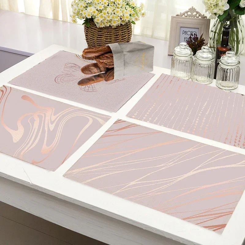 Pink Geometry Kitchen Placemat Dining Table Mats Drink Coasters Western Pad Linen Cup Mat Silicone mat kitchen Marble coasters
Pink Geometry Kitchen Placemat Dining Table Mats Drink Coasters Western Pad Linen Cup Mat Silicone mat kitchen Marble coasters