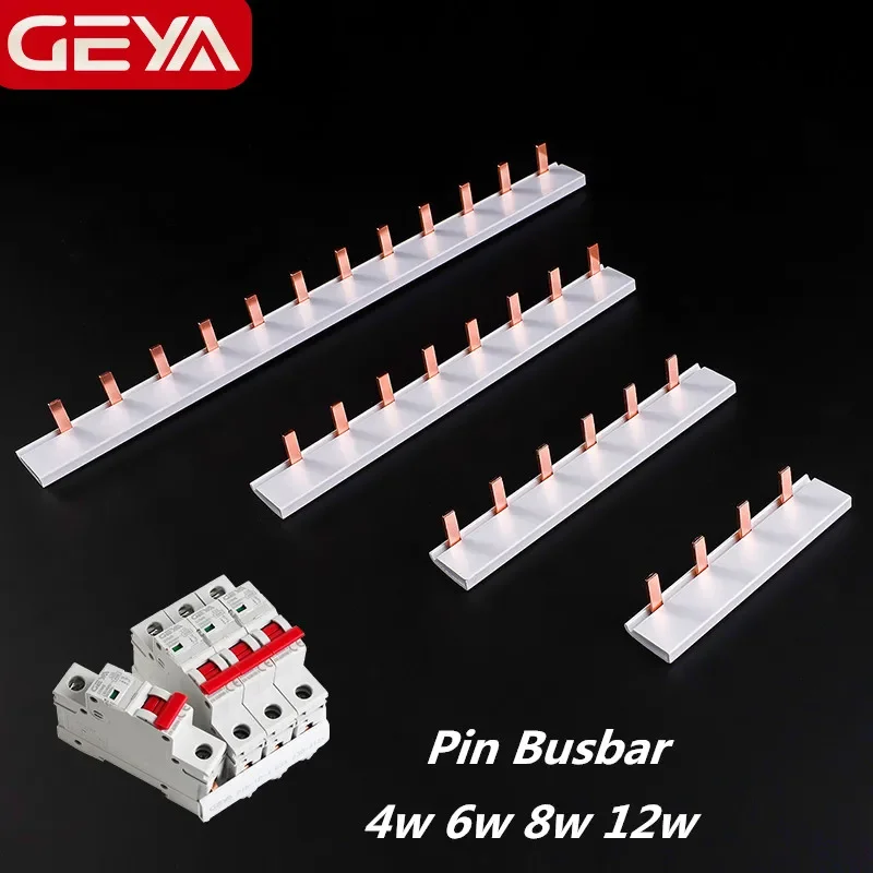 5PCS GEYA 1.4mm Copper Busbar for 1 Pole Circuit breaker PIN & FORK TYPE MCB Busbar Connection 4way 6way 8way 12way Single Phase
5PCS GEYA 1.4mm Copper Busbar for 1 Pole Circuit breaker PIN & FORK TYPE MCB Busbar Connection 4way 6way 8way 12way Single Phase