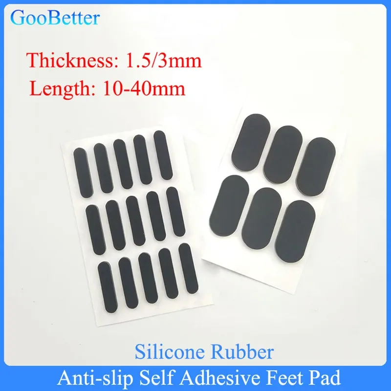 10Pc Thickness 1.5/3mm Anti-slip Self Adhesive Silicone Rubber Feet Pad Shockproof Oval Mat Protectors For Keyboard Base Cabinet
10Pc Thickness 1.5/3mm Anti-slip Self Adhesive Silicone Rubber Feet Pad Shockproof Oval Mat Protectors For Keyboard Base Cabinet