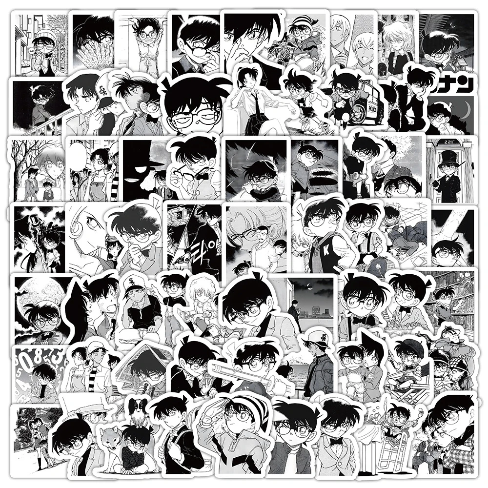 10/30/50/100pcs Classic Cool Anime Detective Conan Stickers DIY Skateboard Notebook Phone Black White Graffiti Manga Decals Pack
10/30/50/100pcs Classic Cool Anime Detective Conan Stickers DIY Skateboard Notebook Phone Black White Graffiti Manga Decals Pack