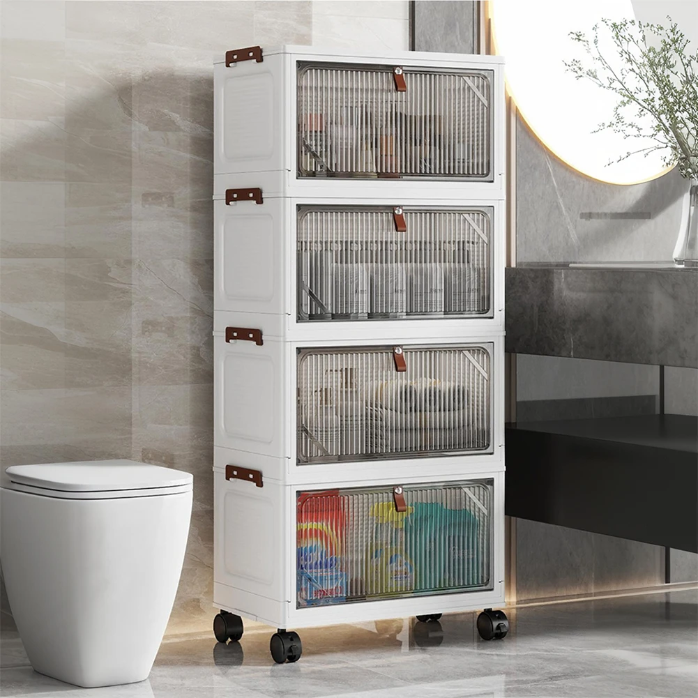 4 Layers Stackable Storage Bins Large Capacity Sundries Cabinet Finishing Cabinet Clothing Storage Box for Organizing Snacks
4 Layers Stackable Storage Bins Large Capacity Sundries Cabinet Finishing Cabinet Clothing Storage Box for Organizing Snacks