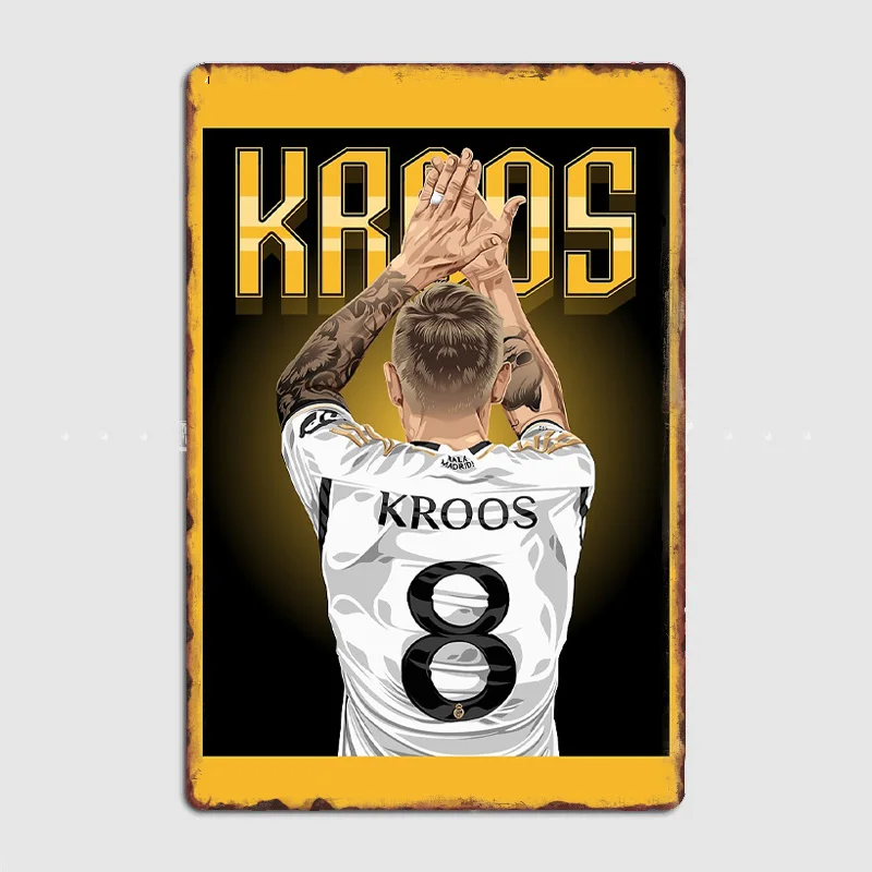 Toni Kroos Football Player Retro Poster Metal Sign Posters Bar Interior Bedroom Wall Art Vintage Home Decor Room Decoration
Toni Kroos Football Player Retro Poster Metal Sign Posters Bar Interior Bedroom Wall Art Vintage Home Decor Room Decoration