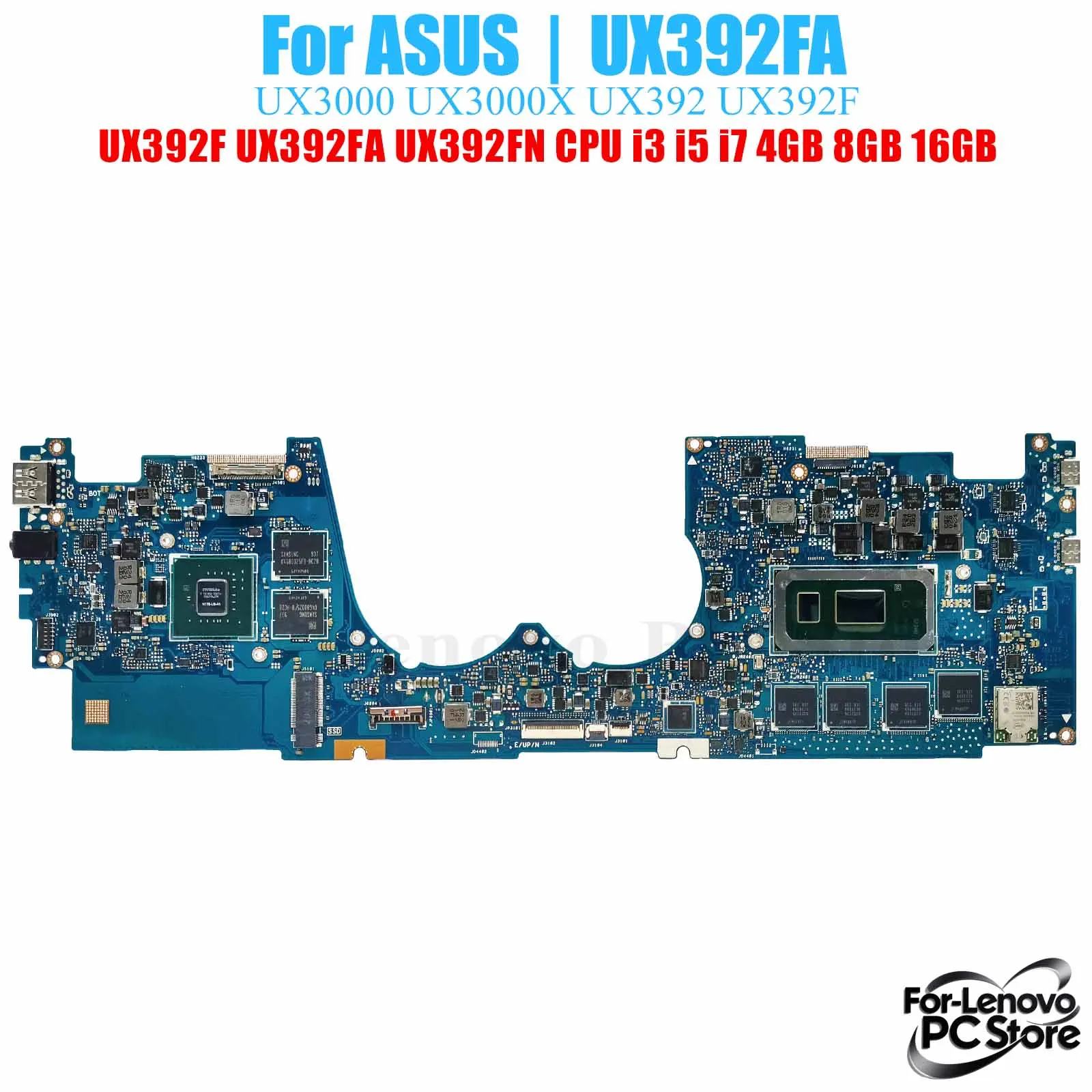 UX392FA для материнской платы ASUS UX392FA UX3000 UX3000X UX392 UX392F UX392FA UX392FN Материнская плата ноутбука с процессором
UX392FA для материнской платы ASUS UX392FA UX3000 UX3000X UX392 UX392F UX392FA UX392FN Материнская плата ноутбука с процессором