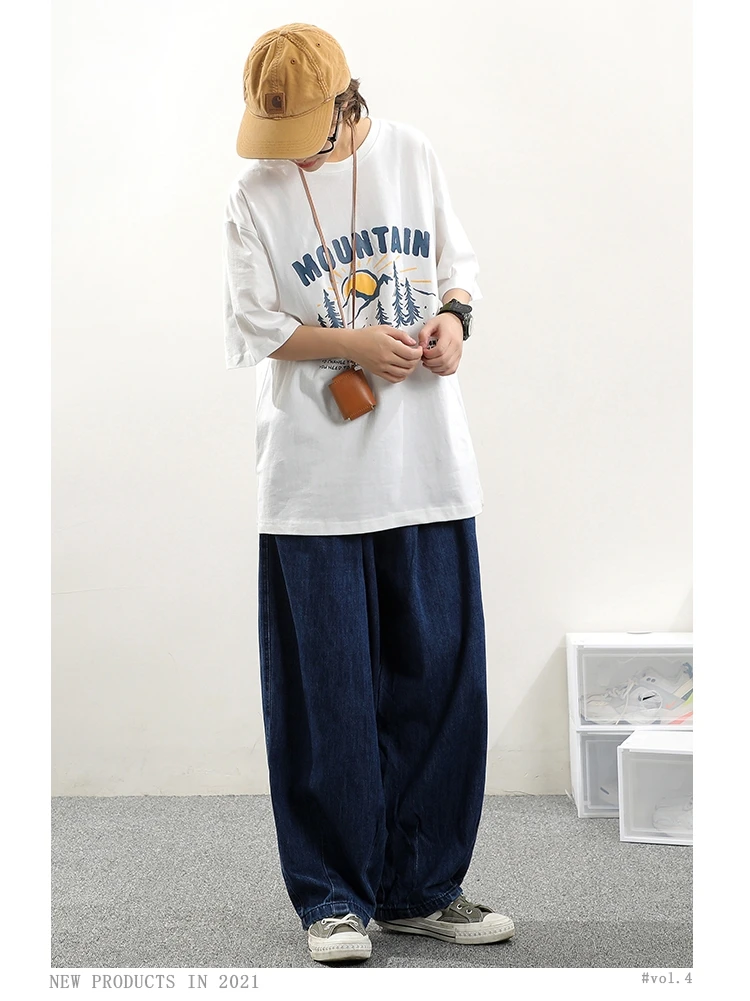 Ретро-джинсы унисекс в уличном стиле, свободного кроя, с широкими штанинами, синие, из хлопкового денима, в стиле Харадзюку, повседневные брюки
Ретро-джинсы унисекс в уличном стиле, свободного кроя, с широкими штанинами, синие, из хлопкового денима, в стиле Харадзюку, повседневные брюки