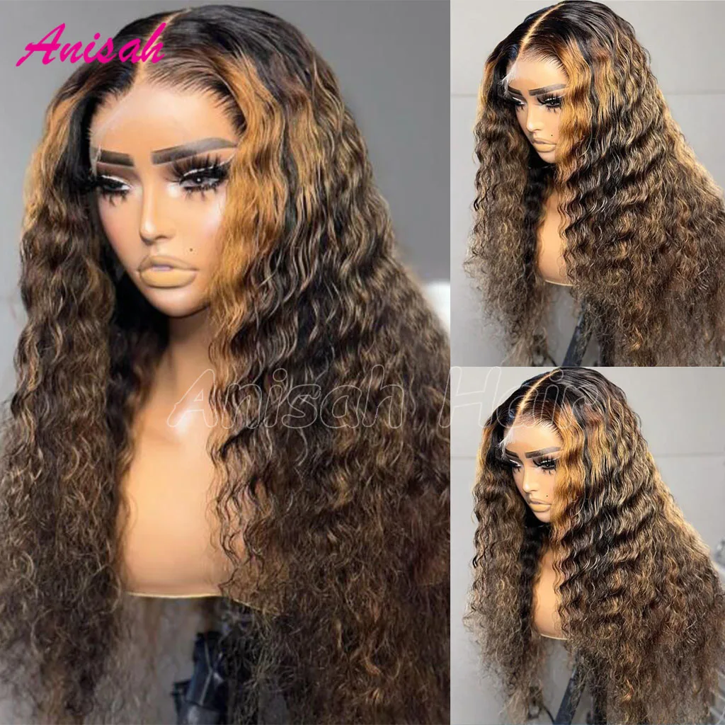 Highlight Water Wave Human Hair Lace Front Wig Brazilian Remy Hair Wigs Deep Wave Transparent Hd Lace Frontal Wig Preplucked
Highlight Water Wave Human Hair Lace Front Wig Brazilian Remy Hair Wigs Deep Wave Transparent Hd Lace Frontal Wig Preplucked