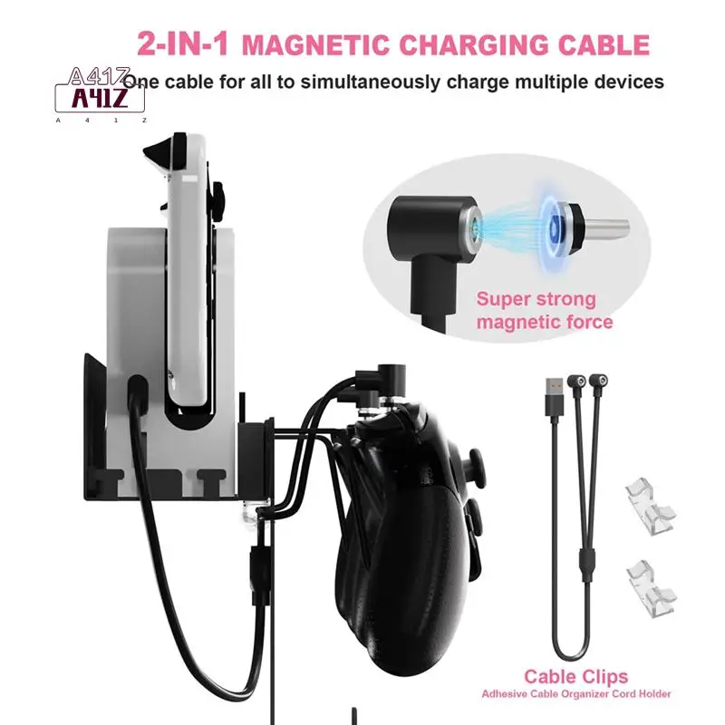 A41Z-For Switch/Switcholed With One Out Two Magnetic Charging Wires 2 In 1 Portable Host Handle Wall Bracket
A41Z-For Switch/Switcholed With One Out Two Magnetic Charging Wires 2 In 1 Portable Host Handle Wall Bracket