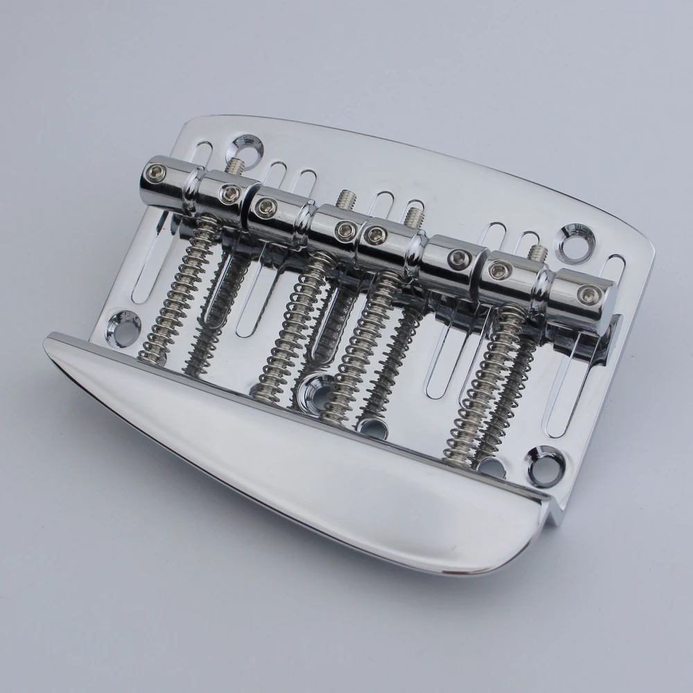 Guyker Bass Bridge Assembly with Roller Saddles - 4 Strings Hardtail Bridges Replacement for J-Bass or Precision Bass
Guyker Bass Bridge Assembly with Roller Saddles - 4 Strings Hardtail Bridges Replacement for J-Bass or Precision Bass
