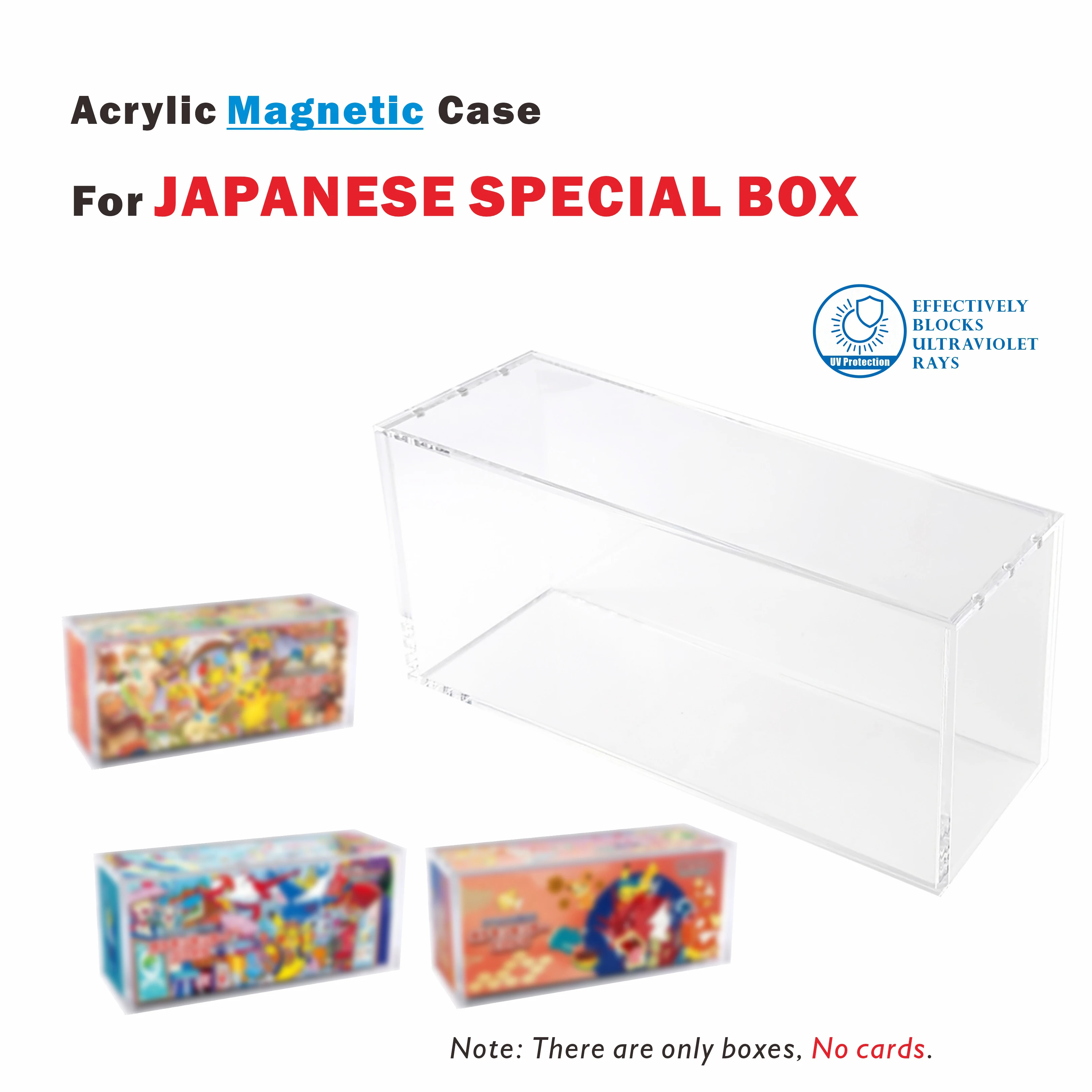 Acrylic Magnetic Protective Case for PKMN Japanese Special Box – Display & Storage Holder
Acrylic Magnetic Protective Case for PKMN Japanese Special Box – Display & Storage Holder