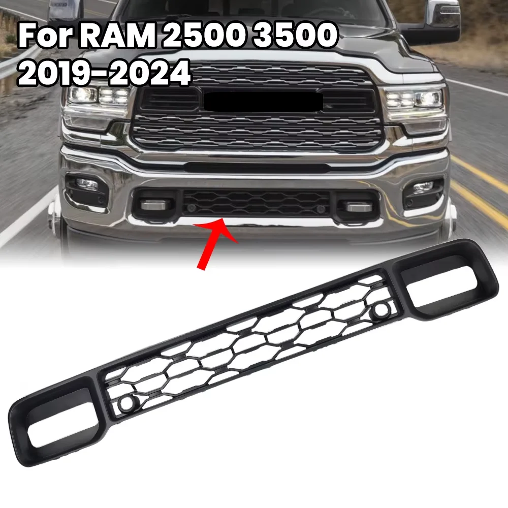 Front Lower Bumper Grille for Dodge Rams 2500 3500 2019 2020 -2024 ABS Replacement Racing Grills Cars accessories 68384294AA
Front Lower Bumper Grille for Dodge Rams 2500 3500 2019 2020 -2024 ABS Replacement Racing Grills Cars accessories 68384294AA