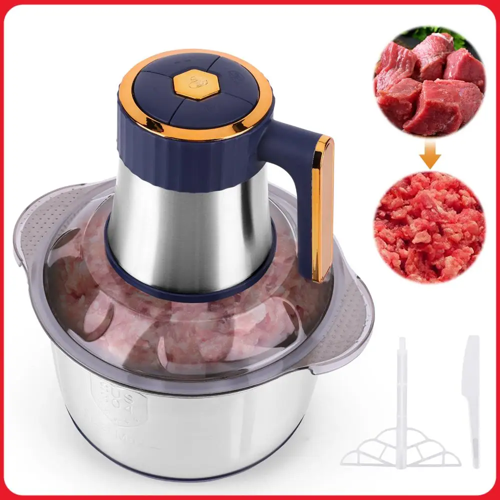 5L Electric Meat Grinder Stainless Steel Food Vegetable Processor Meat Grinder Mincer for Ground Beef Deer Chicken
5L Electric Meat Grinder Stainless Steel Food Vegetable Processor Meat Grinder Mincer for Ground Beef Deer Chicken