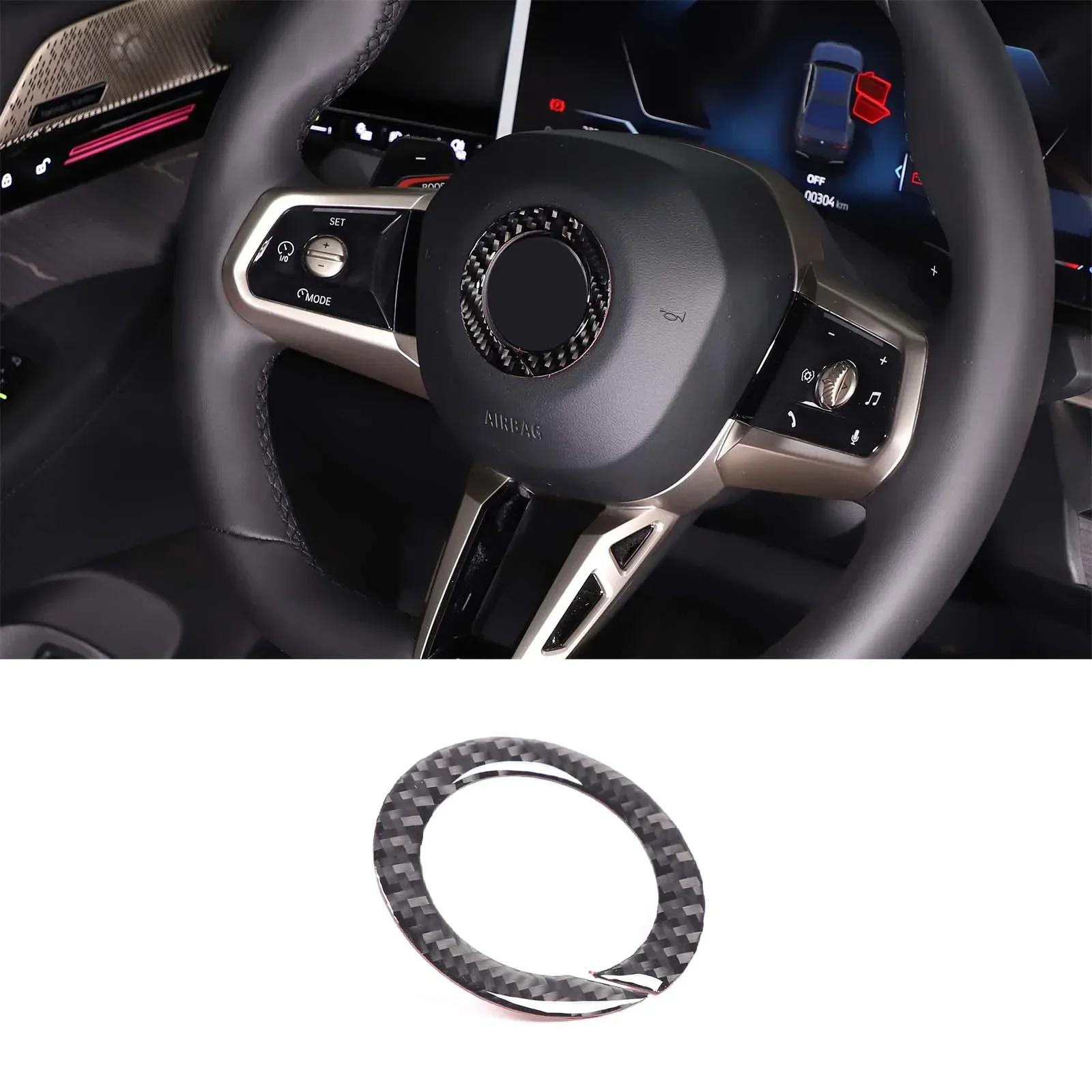 For BMW 5 Series G60 2024+ soft carbon fiber car styling car steering wheel logo circle sticker car interior accessories
For BMW 5 Series G60 2024+ soft carbon fiber car styling car steering wheel logo circle sticker car interior accessories