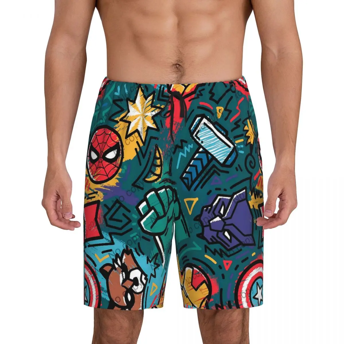 Custom Spider Man Cartoon Animated Superhero Pajama Shorts Men Sleepwear Lounge Bottom Stretch Sleep Short Pjs with Pockets
Custom Spider Man Cartoon Animated Superhero Pajama Shorts Men Sleepwear Lounge Bottom Stretch Sleep Short Pjs with Pockets