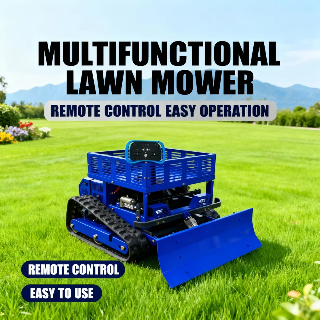 Гусеничная газонокосилка с дистанционным управлением по индивидуальному заказу — подметальная машина с бесщеточным двигателем CE EPA и стойкой для хранения
Гусеничная газонокосилка с дистанционным управлением по индивидуальному заказу — подметальная машина с бесщеточным двигателем CE EPA и стойкой для хранения