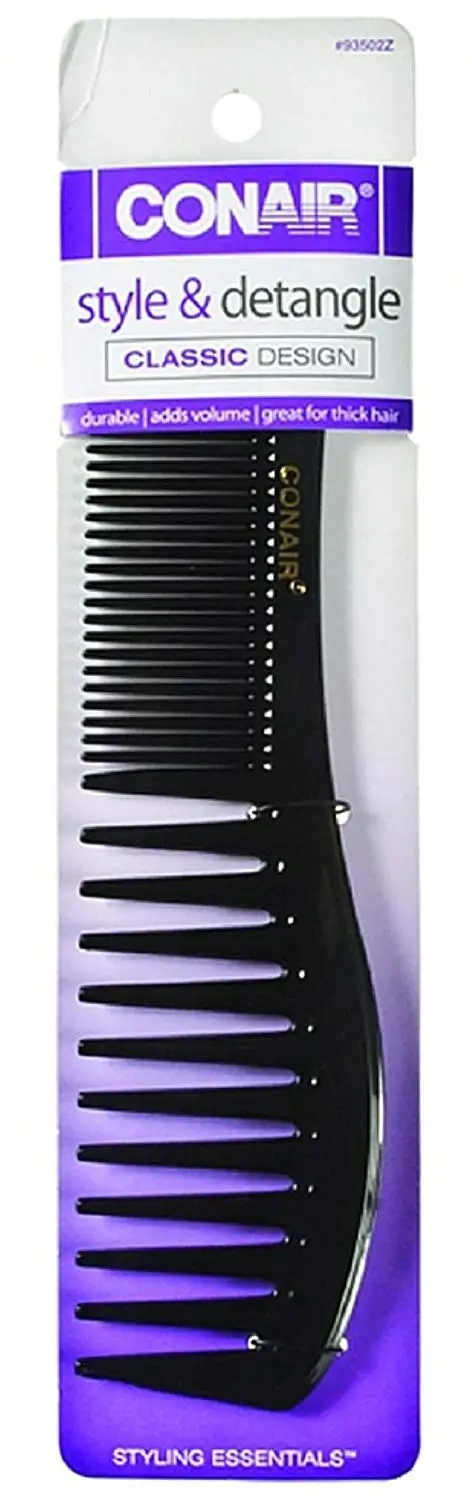 Wide-Tooth Lift Comb, Pack of 3, Ideal for Detangling Thick or Curly Hair
Wide-Tooth Lift Comb, Pack of 3, Ideal for Detangling Thick or Curly Hair