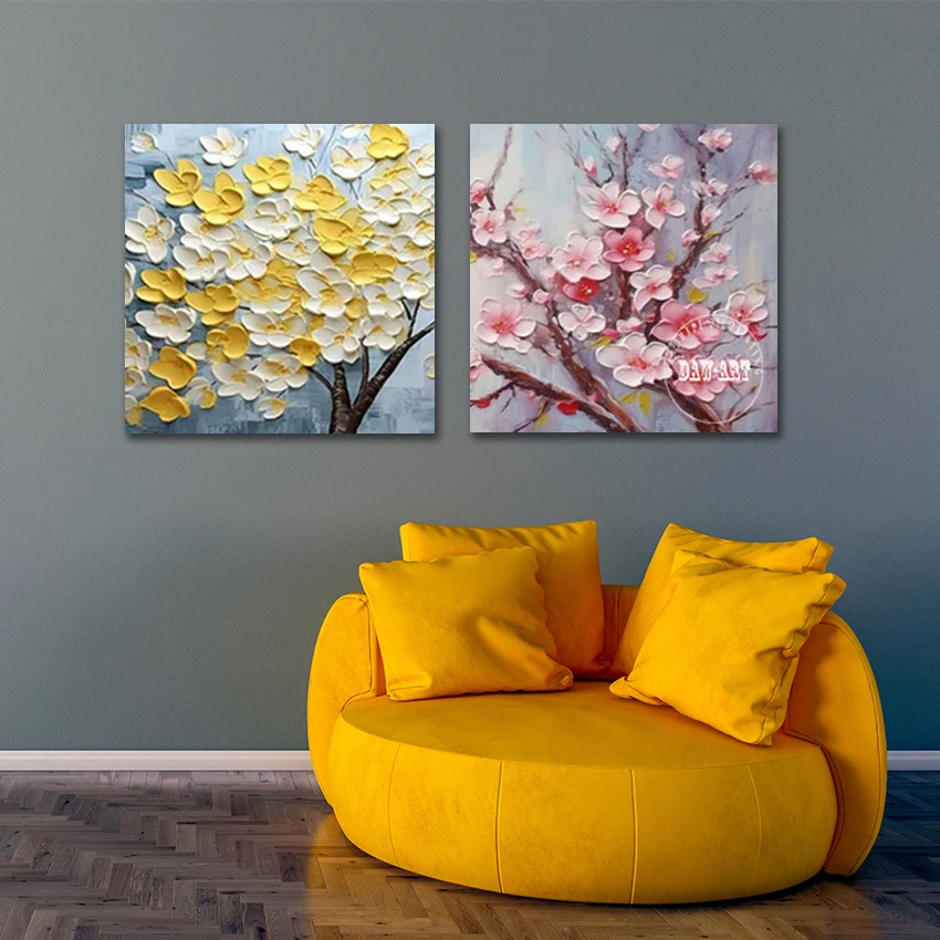 Abstract Art Wall, Aesthetics Rooms Decor, 2PCS Acrylic Flowers Picture Canvas Modern Knife Painting, Frameless Showpieces
Abstract Art Wall, Aesthetics Rooms Decor, 2PCS Acrylic Flowers Picture Canvas Modern Knife Painting, Frameless Showpieces