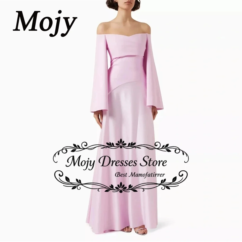 Mojy Classic Birthday Party Dress Satin A-line Formal Evening Dress Off-the-shoulder Ruched Celebrity Dress Customized
Mojy Classic Birthday Party Dress Satin A-line Formal Evening Dress Off-the-shoulder Ruched Celebrity Dress Customized