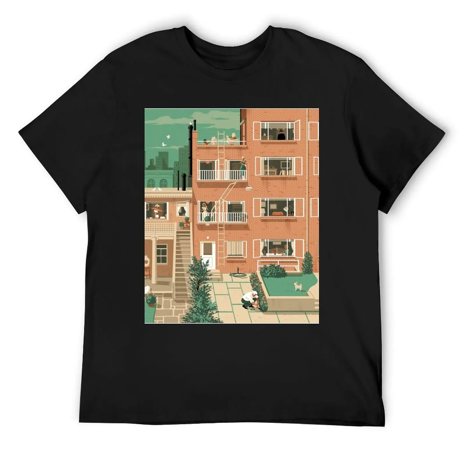Travel Posters - Hitchcock's Rear Window - Greenwitch Village New York T-Shirt anime clothes mens graphic t-shirts anime
Travel Posters - Hitchcock's Rear Window - Greenwitch Village New York T-Shirt anime clothes mens graphic t-shirts anime