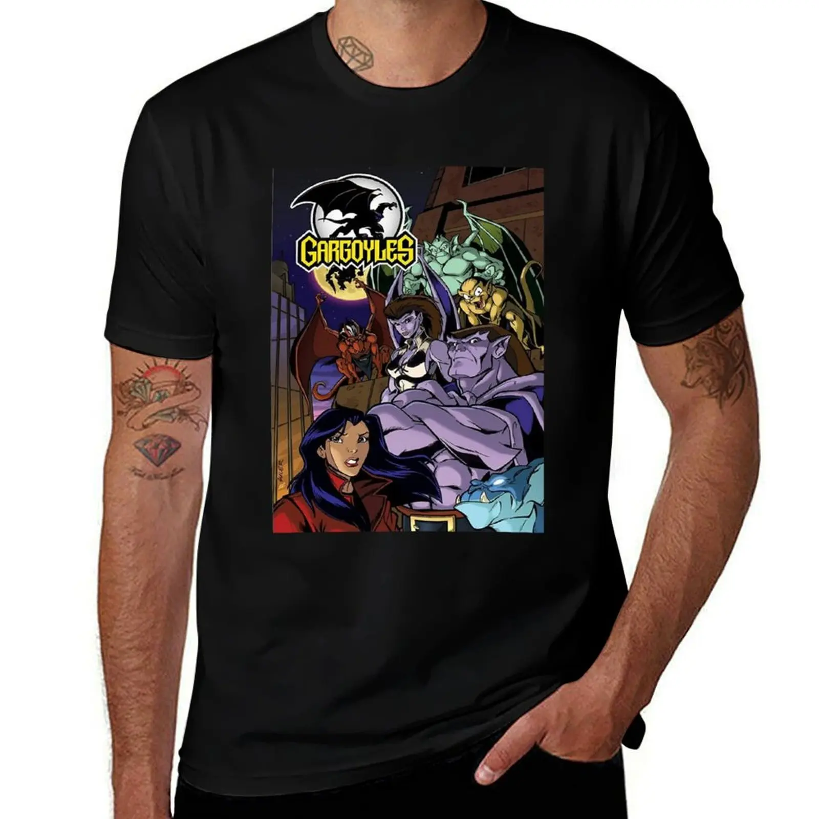 Gárgolas TV Show Cartoon Goliath David Xanatos 90s T-Shirt essential t shirt man t shirt cotton anime tshirt T-shirt
Gárgolas TV Show Cartoon Goliath David Xanatos 90s T-Shirt essential t shirt man t shirt cotton anime tshirt T-shirt