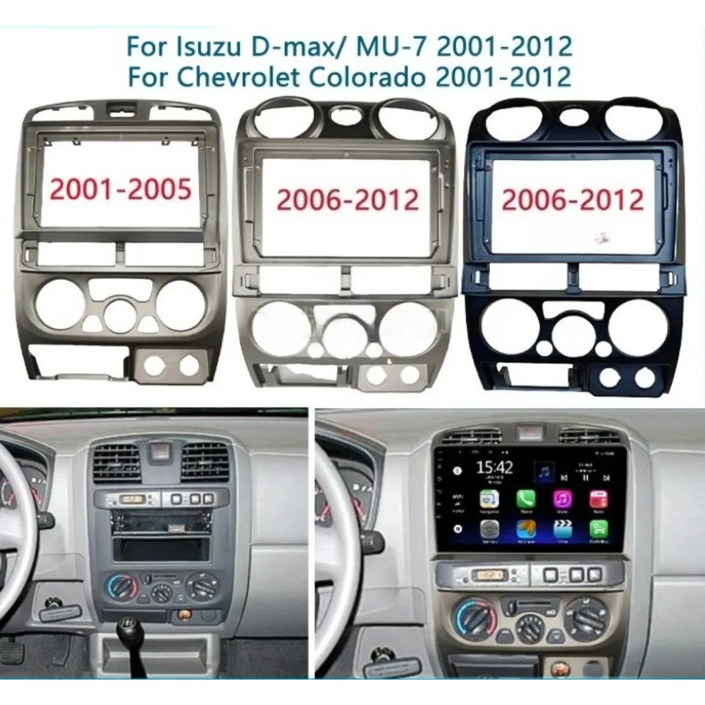 For 2006-2012 ISUZU D MAX/ MU-7/CHEVROLET COLORADO 9'' ABS Car Frame Fit Android Radio Dash Mount Universal Audio Fitting Panel
For 2006-2012 ISUZU D MAX/ MU-7/CHEVROLET COLORADO 9'' ABS Car Frame Fit Android Radio Dash Mount Universal Audio Fitting Panel