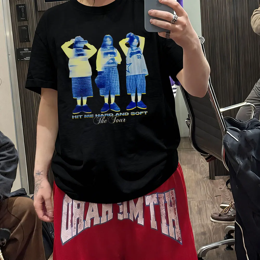 Hit Me Hard and Soft Tour 2026 Same Style Print T-shirt Fans Gift Men Women Fashion Pop Music T Shirts Casual Oversized T-shirts
Hit Me Hard and Soft Tour 2026 Same Style Print T-shirt Fans Gift Men Women Fashion Pop Music T Shirts Casual Oversized T-shirts
