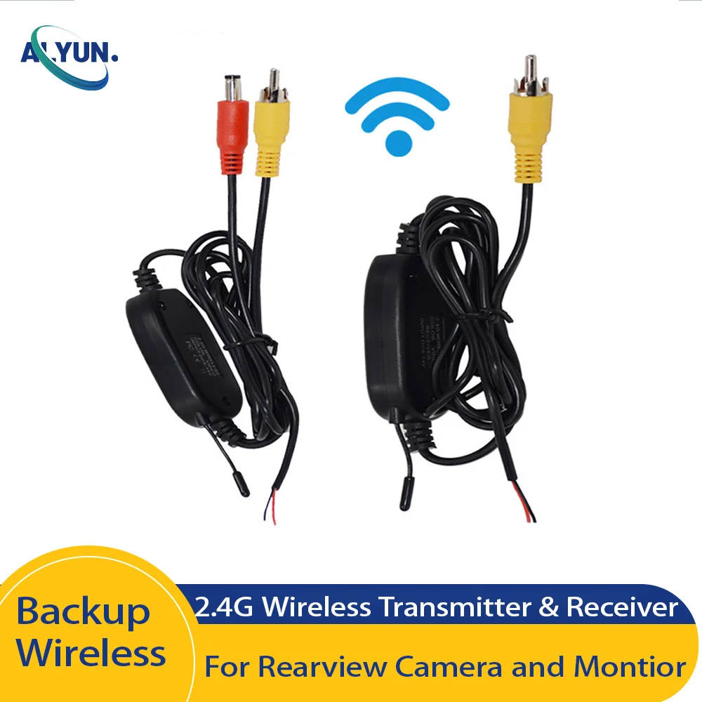 12V Wireless Color Video Transmitter Kit Receiver 2.4Ghz for Vehicle Backup Camera Front Car Camera
12V Wireless Color Video Transmitter Kit Receiver 2.4Ghz for Vehicle Backup Camera Front Car Camera