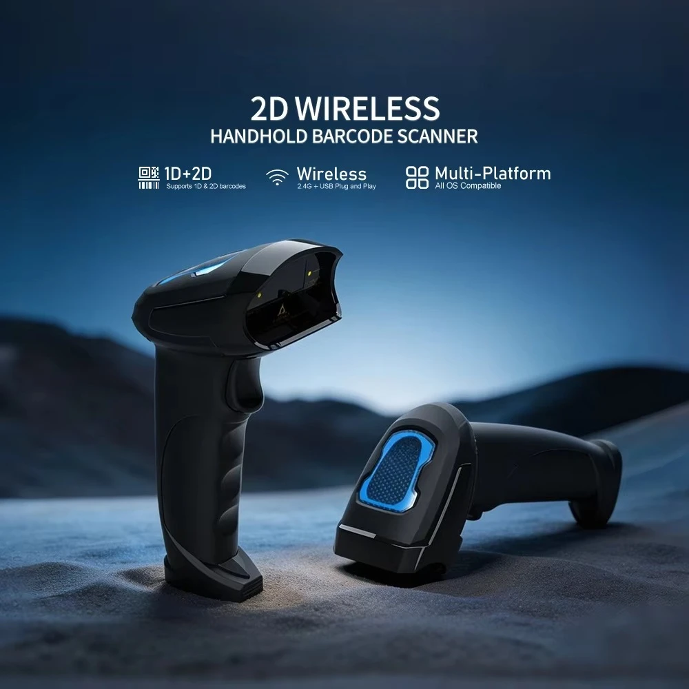 2.4G Wireless QR Code Scanner USB Wired Barcode Reader 2D Handheld Barcode Scanner for Quick Accurate Barcode Reading
2.4G Wireless QR Code Scanner USB Wired Barcode Reader 2D Handheld Barcode Scanner for Quick Accurate Barcode Reading