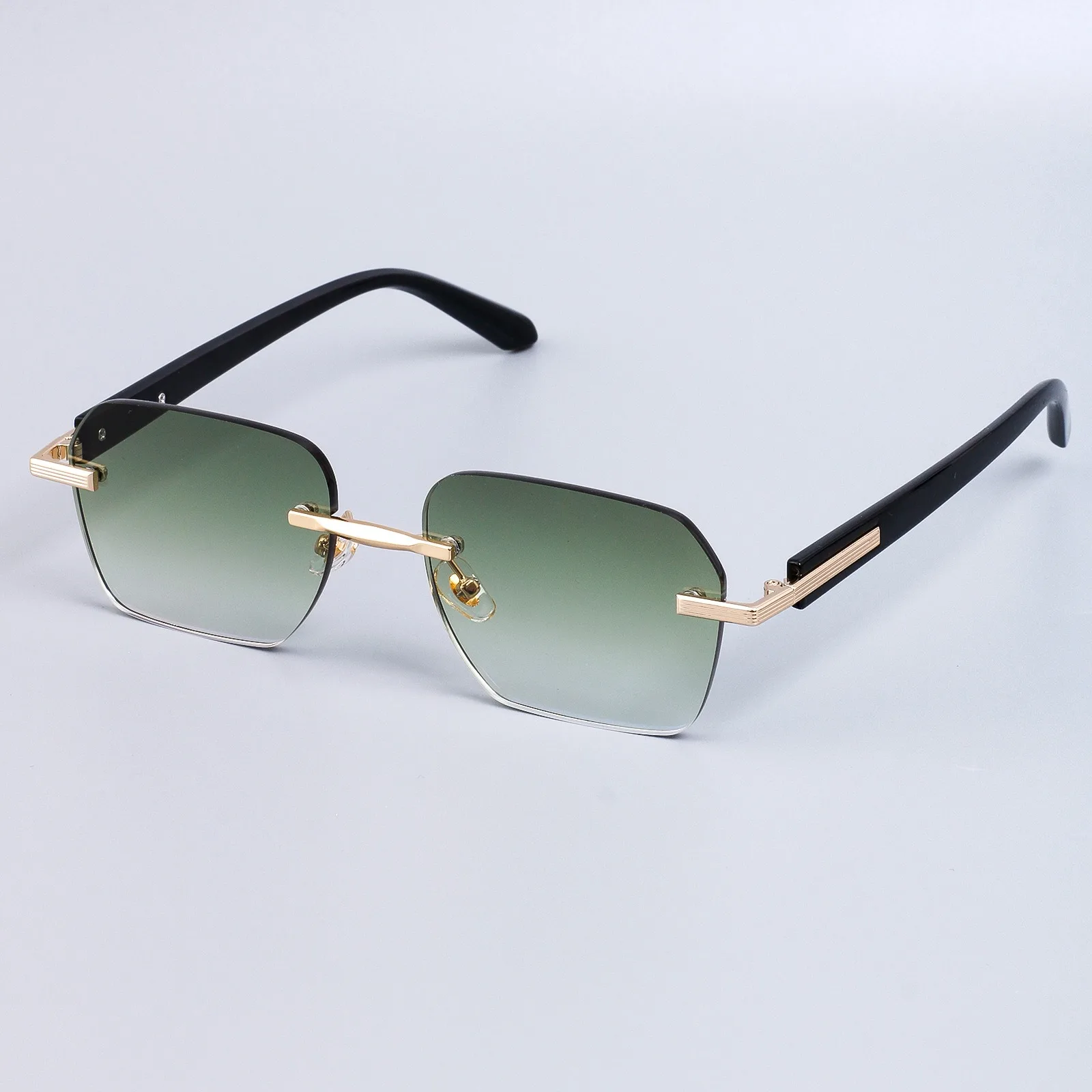 Rimless Sunglasses Men Luxury Designer Gold Cut Lens Square Sun Glasses Male Driving Eyewear Shades
Rimless Sunglasses Men Luxury Designer Gold Cut Lens Square Sun Glasses Male Driving Eyewear Shades