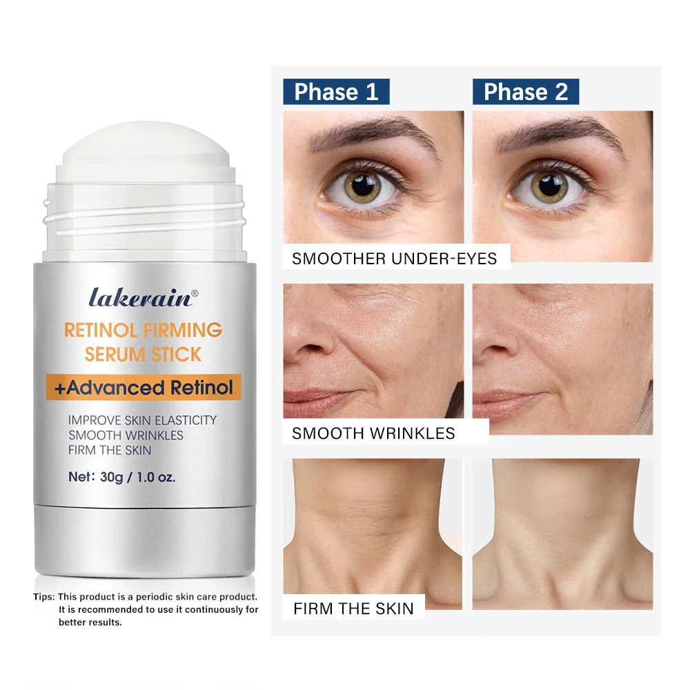 Retinol Firming Serum Stick Antioxidants Firming Anti-Aging Moisturizers Reduce Wrinkles Reduce Dryness Tightens Skin Care
Retinol Firming Serum Stick Antioxidants Firming Anti-Aging Moisturizers Reduce Wrinkles Reduce Dryness Tightens Skin Care