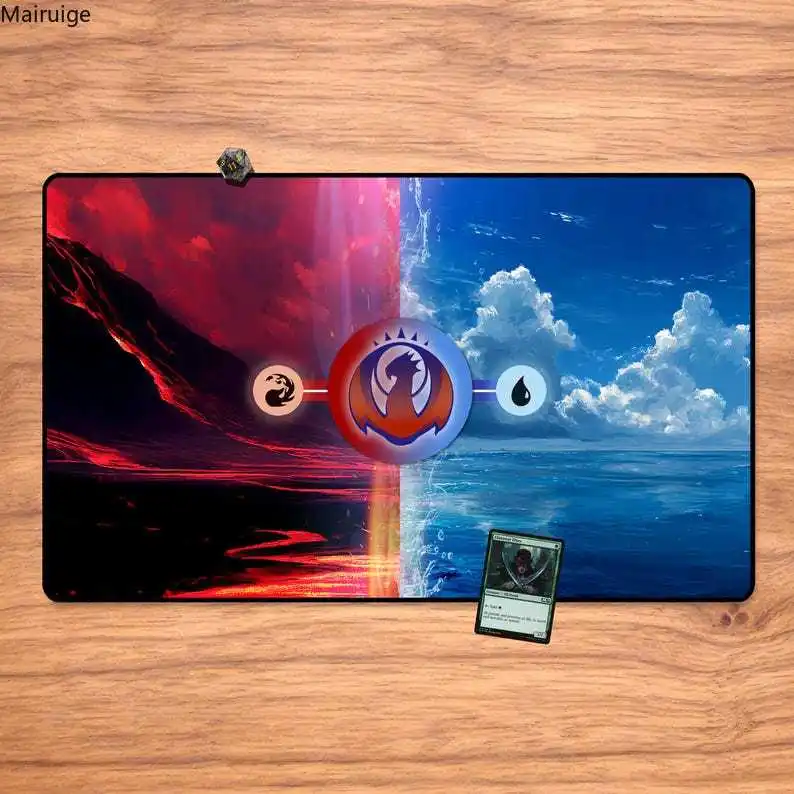 Water and Fire Element Design MTG TCG Trading Card Battle Game Mat Table Mat Anti slip Lock Edges Washable
Water and Fire Element Design MTG TCG Trading Card Battle Game Mat Table Mat Anti slip Lock Edges Washable