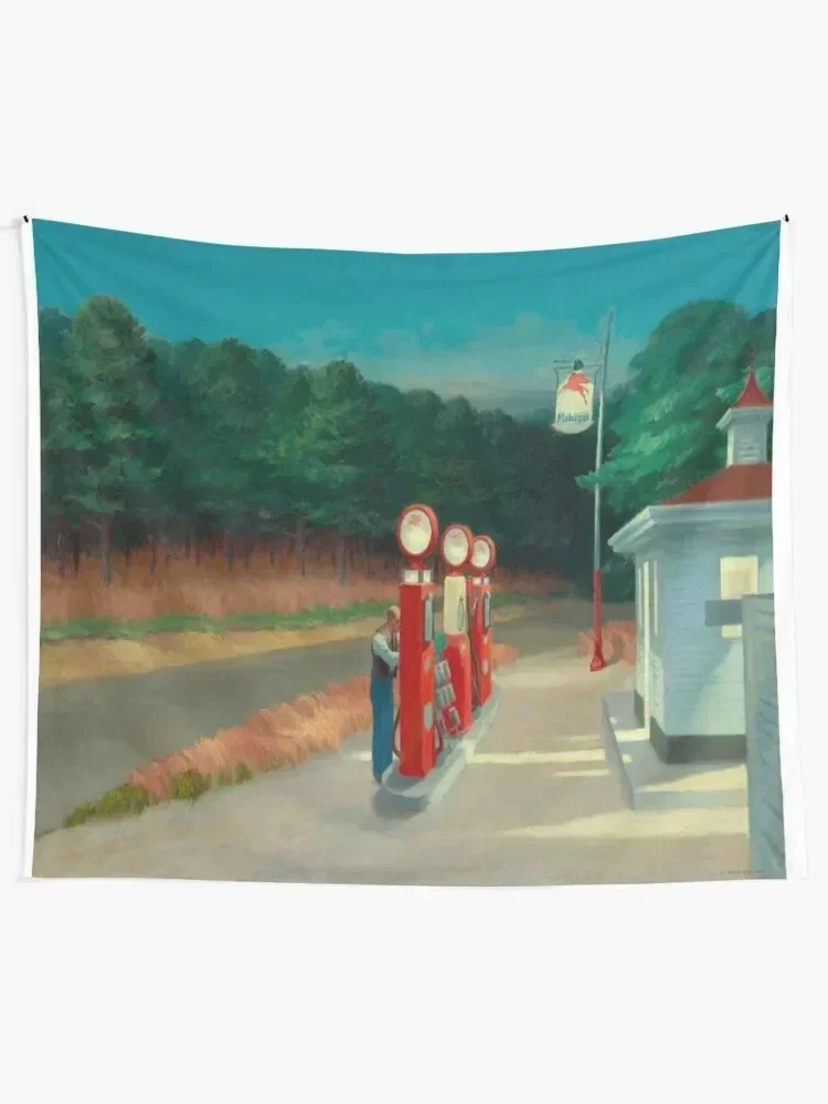 Edward Hopper - Gas, Art reproduction Tapestry Home Decor Aesthetic Decoration Bedroom Tapestry
Edward Hopper - Gas, Art reproduction Tapestry Home Decor Aesthetic Decoration Bedroom Tapestry