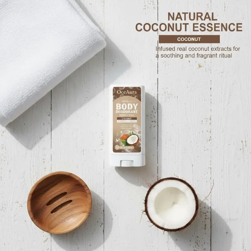 【L】OceAura Coconut Fragrance Deodorizer Stick For Sweating Control Underarm Odor Removal Long lasting Freshness Gentle
【L】OceAura Coconut Fragrance Deodorizer Stick For Sweating Control Underarm Odor Removal Long lasting Freshness Gentle