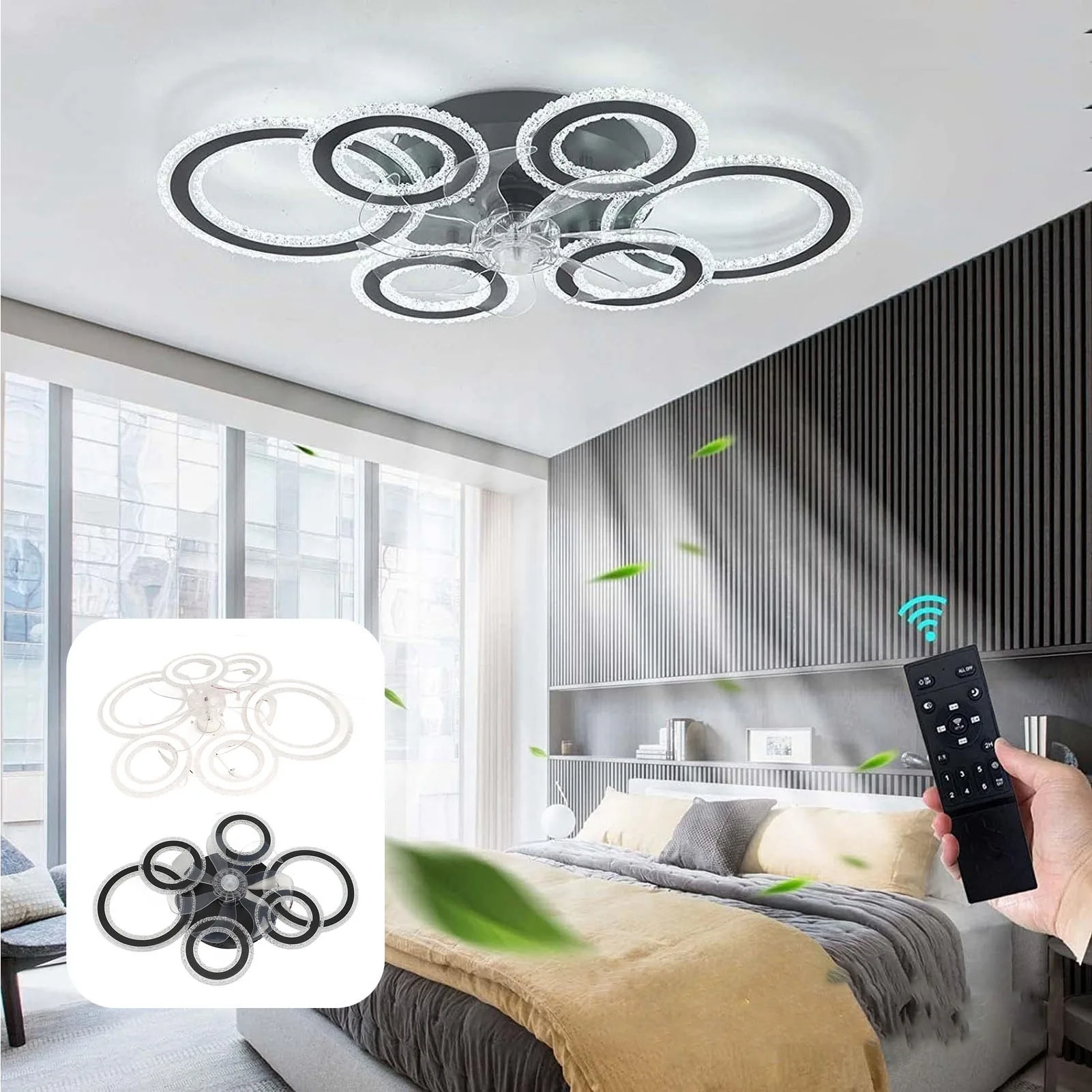 Ceiling Fan Light Modern Nordic Unique Simple Flush Mount Ceiling Fan Light Easy To Install for Living Room
Ceiling Fan Light Modern Nordic Unique Simple Flush Mount Ceiling Fan Light Easy To Install for Living Room