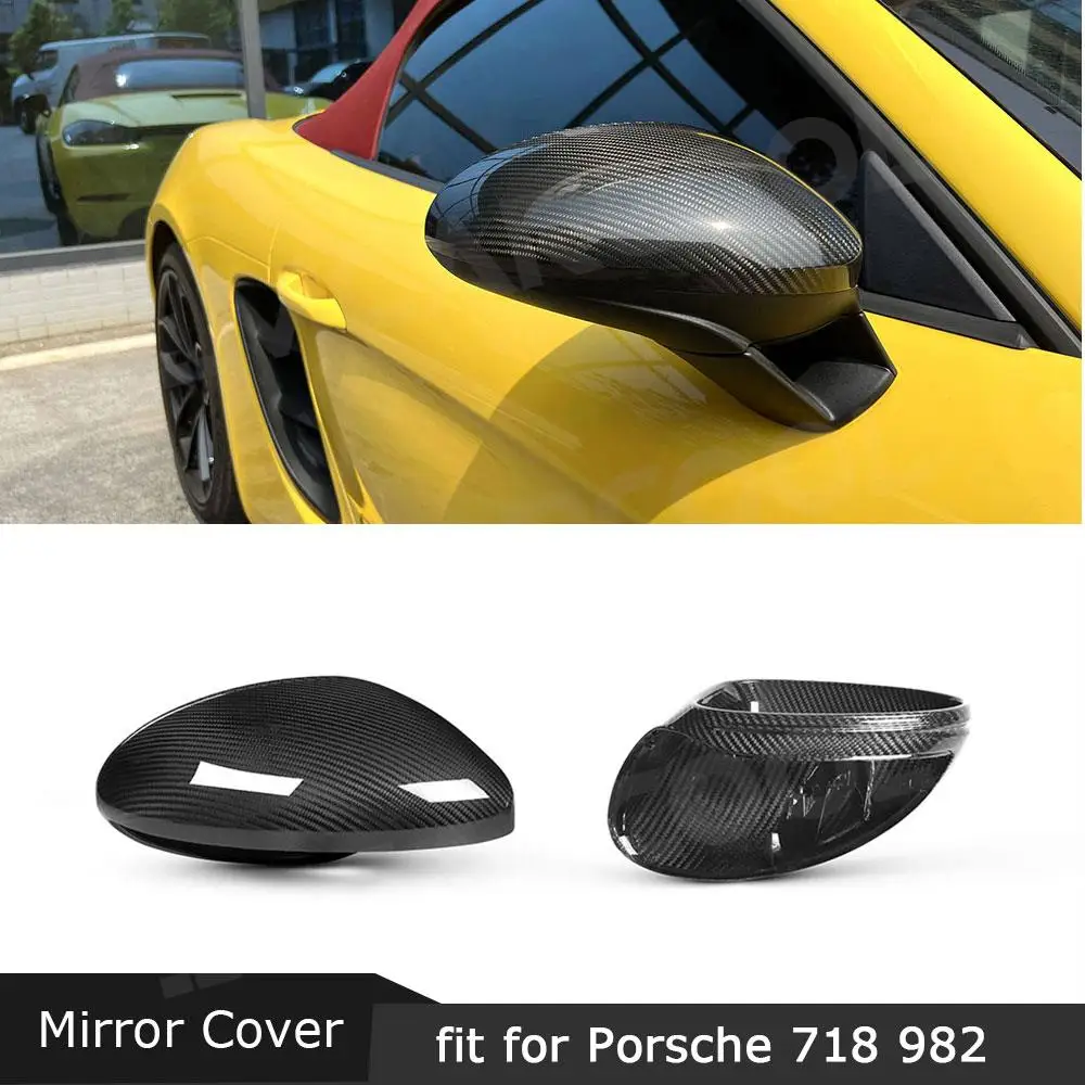 JMCARCOOL Dry Carbon Fiber Door Side Rearview Mirror Cap Trim Shell Covers Replacement For Porsche 718 982 2016-2021 Car Styling
JMCARCOOL Dry Carbon Fiber Door Side Rearview Mirror Cap Trim Shell Covers Replacement For Porsche 718 982 2016-2021 Car Styling