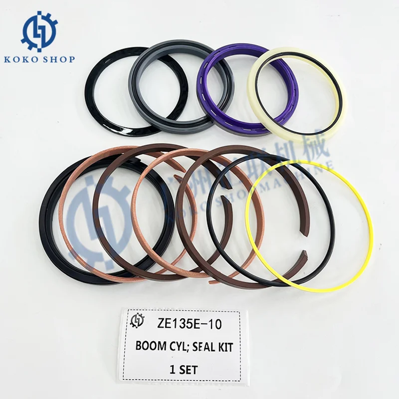 Excavator Boom Arm Bucket Cylinder Seal Kit for ZE135E-10 ZE205E-10 ZE60E-10 Excavator Seal Kit
Excavator Boom Arm Bucket Cylinder Seal Kit for ZE135E-10 ZE205E-10 ZE60E-10 Excavator Seal Kit