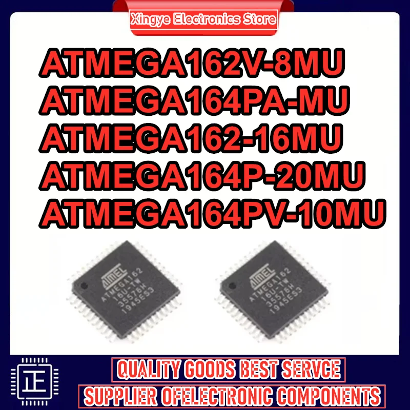 ATMEGA162-16MU ATMEGA162V-8MU ATMEGA164P-20MU ATMEGA164PA-MU ATMEGA164PV-10MU ATMEGA162 ATMEGA164 ATMEGA IC MCU Chip QFN-44
ATMEGA162-16MU ATMEGA162V-8MU ATMEGA164P-20MU ATMEGA164PA-MU ATMEGA164PV-10MU ATMEGA162 ATMEGA164 ATMEGA IC MCU Chip QFN-44
