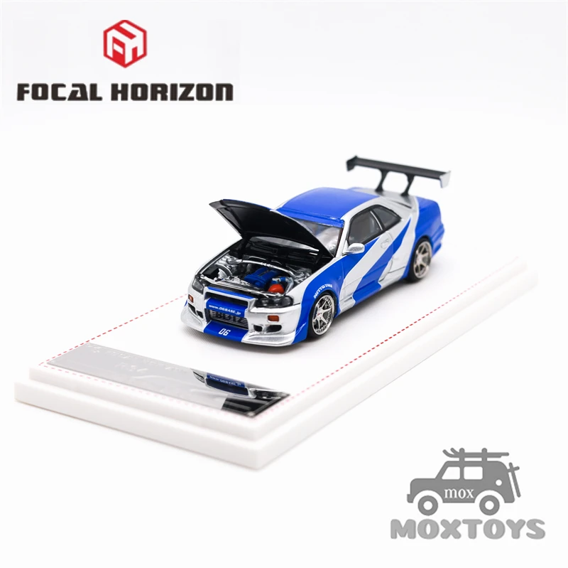 Focal Horizon FH 1:64 Skyline R34 C-West NFS SilverBlue Limited99 Литая под давлением модель автомобиля в подарок
Focal Horizon FH 1:64 Skyline R34 C-West NFS SilverBlue Limited99 Литая под давлением модель автомобиля в подарок