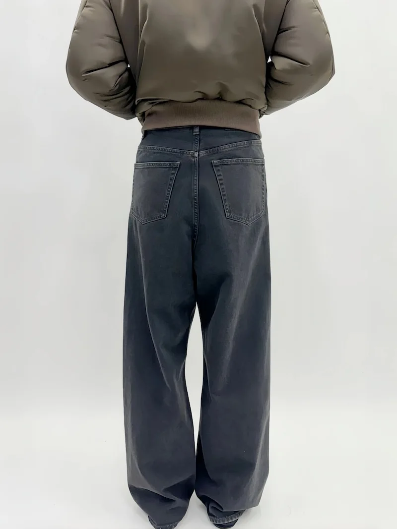 Парижские прямые джинсы свободного кроя в винтажном стиле из выстиранного денима, молодежные, с высокой талией, длинные брюки прямого кроя
Парижские прямые джинсы свободного кроя в винтажном стиле из выстиранного денима, молодежные, с высокой талией, длинные брюки прямого кроя