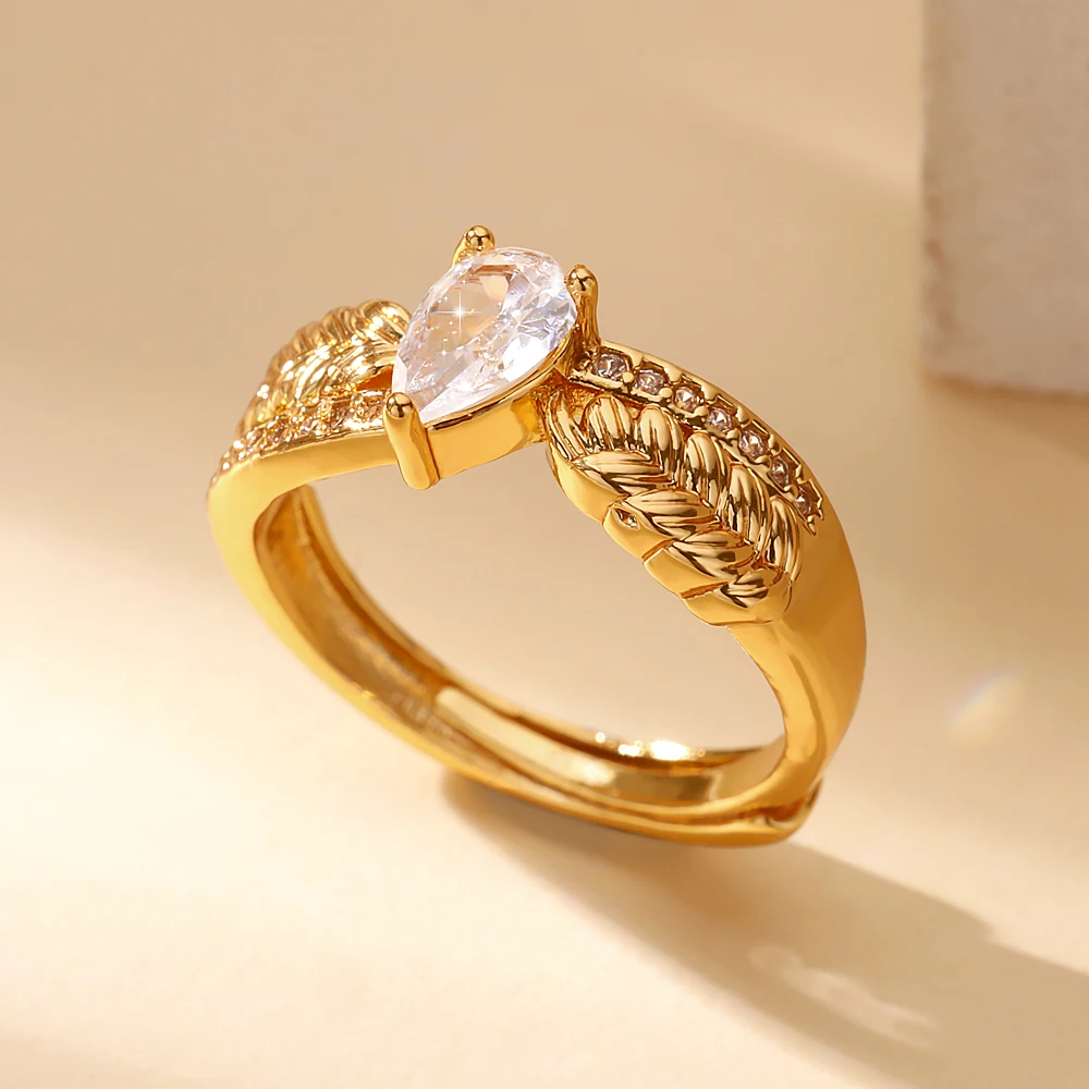 Heart Zirconia Rings for Women Gold Color Adjustable Stainless Steel Ring Engagement Wedding Band Charm Jewelry anillos mujer
Heart Zirconia Rings for Women Gold Color Adjustable Stainless Steel Ring Engagement Wedding Band Charm Jewelry anillos mujer