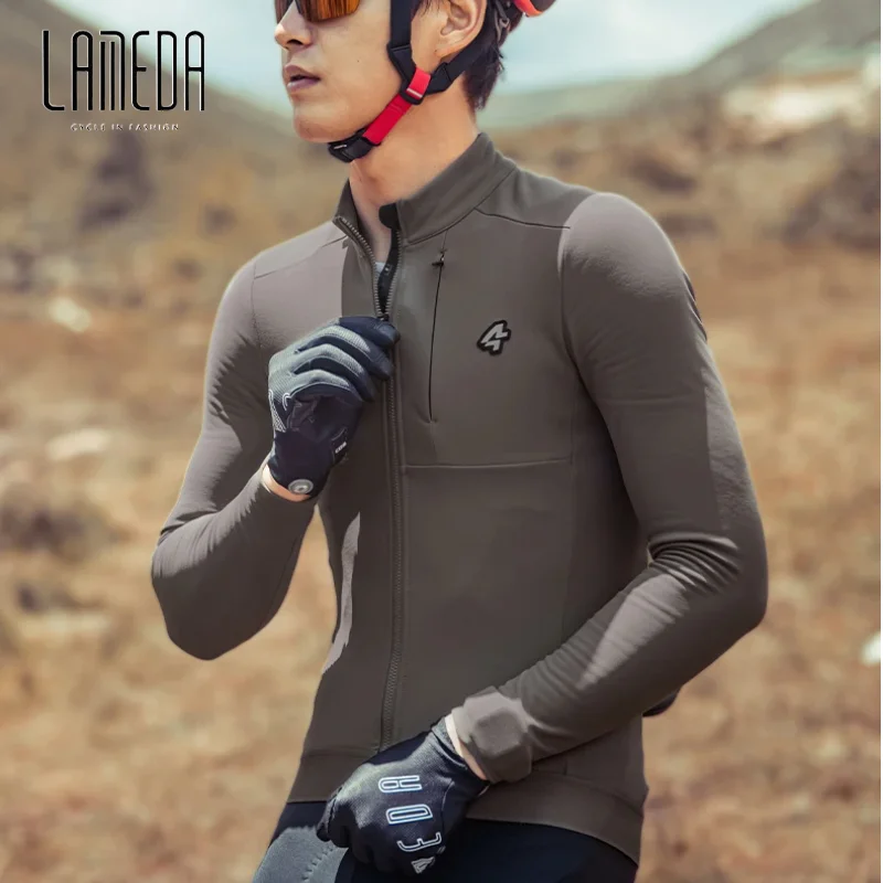 Lameda Cycling Jersey Men Tight High Elasticity Fleece Long Sleeve Cycling Clothes For Men Warm Windproof Bicycle Clothes
Lameda Cycling Jersey Men Tight High Elasticity Fleece Long Sleeve Cycling Clothes For Men Warm Windproof Bicycle Clothes