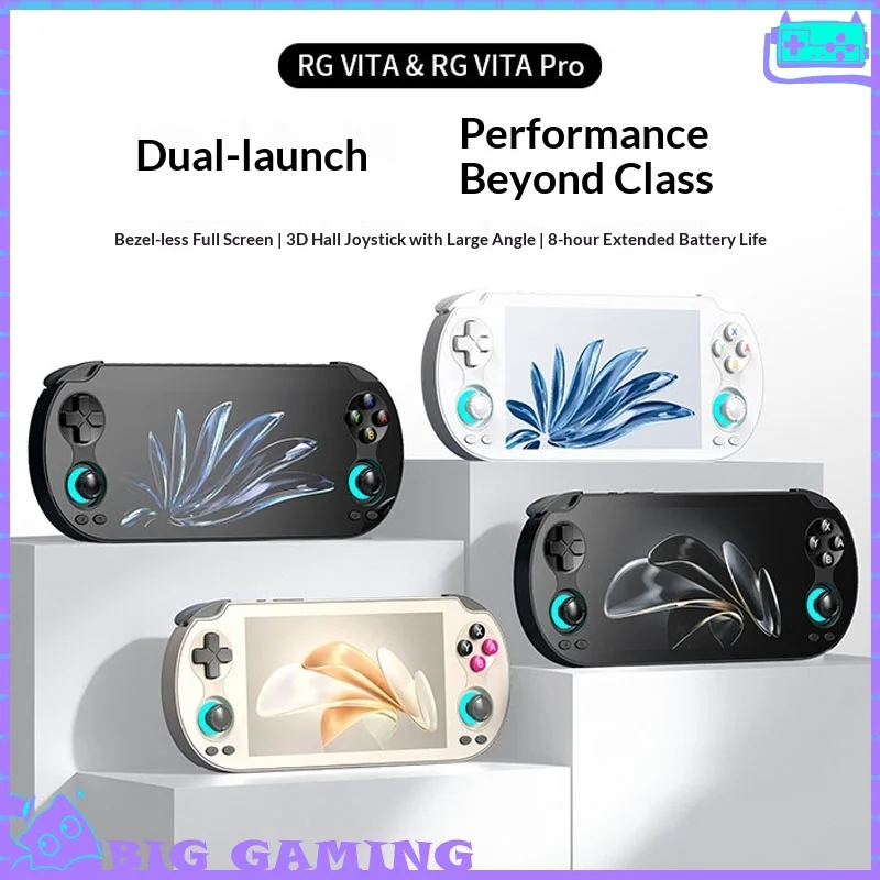 Rg Vita Pro Retro Handheld Game Console Dual System Android Linux 5.5" 3d Hall Joystick Video For Anbernic Game Controller Gifts
Rg Vita Pro Retro Handheld Game Console Dual System Android Linux 5.5" 3d Hall Joystick Video For Anbernic Game Controller Gifts