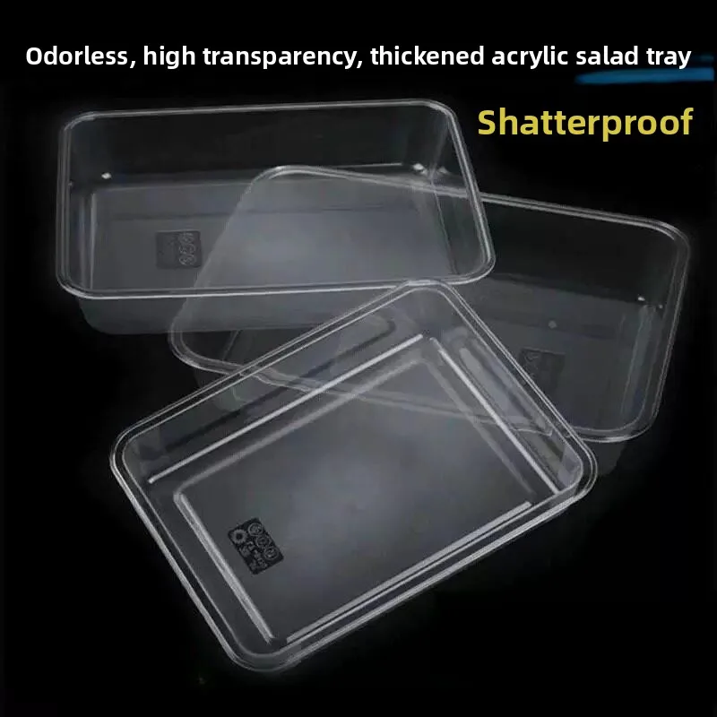 Extra Thick Large Acrylic Square Basin Rectangular Flat Bottom Commercial Vegetable Washing Basin Fermentation Hot Pot Dish D...
Extra Thick Large Acrylic Square Basin Rectangular Flat Bottom Commercial Vegetable Washing Basin Fermentation Hot Pot Dish D...