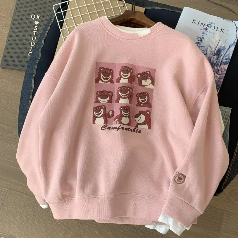 NewCute Cartoon Strawberry Bear Fashion Women Female Print Lady Ladies Graphic Sweatshirts Clothes Stitch Clothing Pullovers2025
NewCute Cartoon Strawberry Bear Fashion Women Female Print Lady Ladies Graphic Sweatshirts Clothes Stitch Clothing Pullovers2025