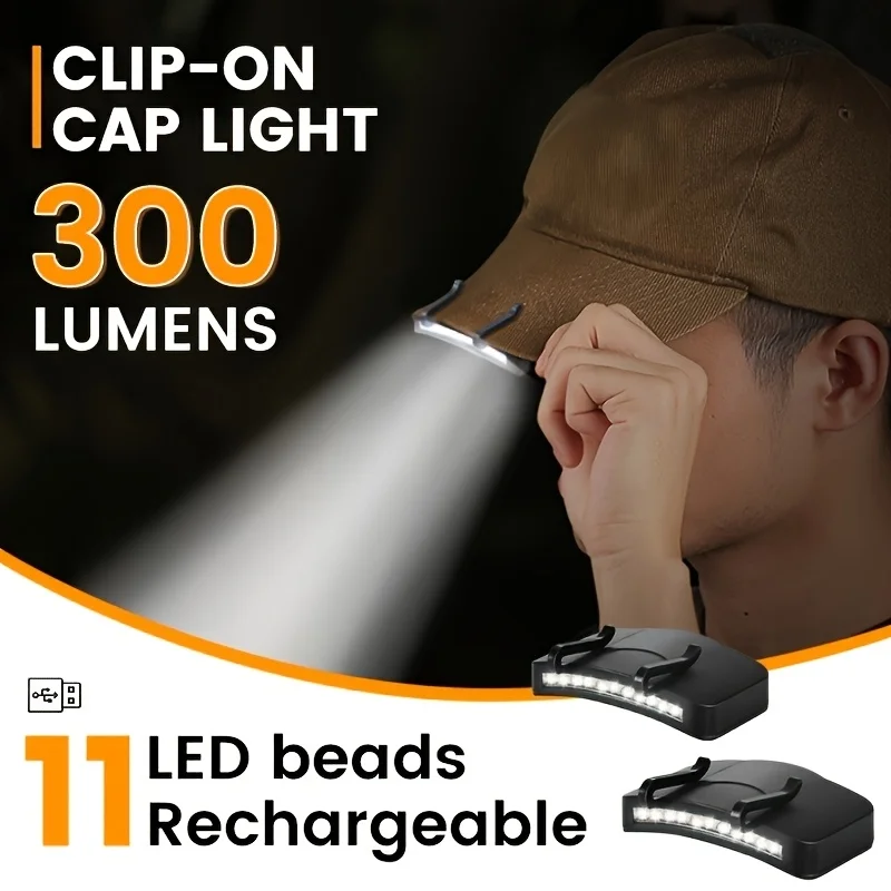 1/2/4pcs Ultra-bright LED Hat-clip Headlight Head-mounted Strong Light Ultra-bright Fishing Light Ultra-light Portable Headlight
1/2/4pcs Ultra-bright LED Hat-clip Headlight Head-mounted Strong Light Ultra-bright Fishing Light Ultra-light Portable Headlight