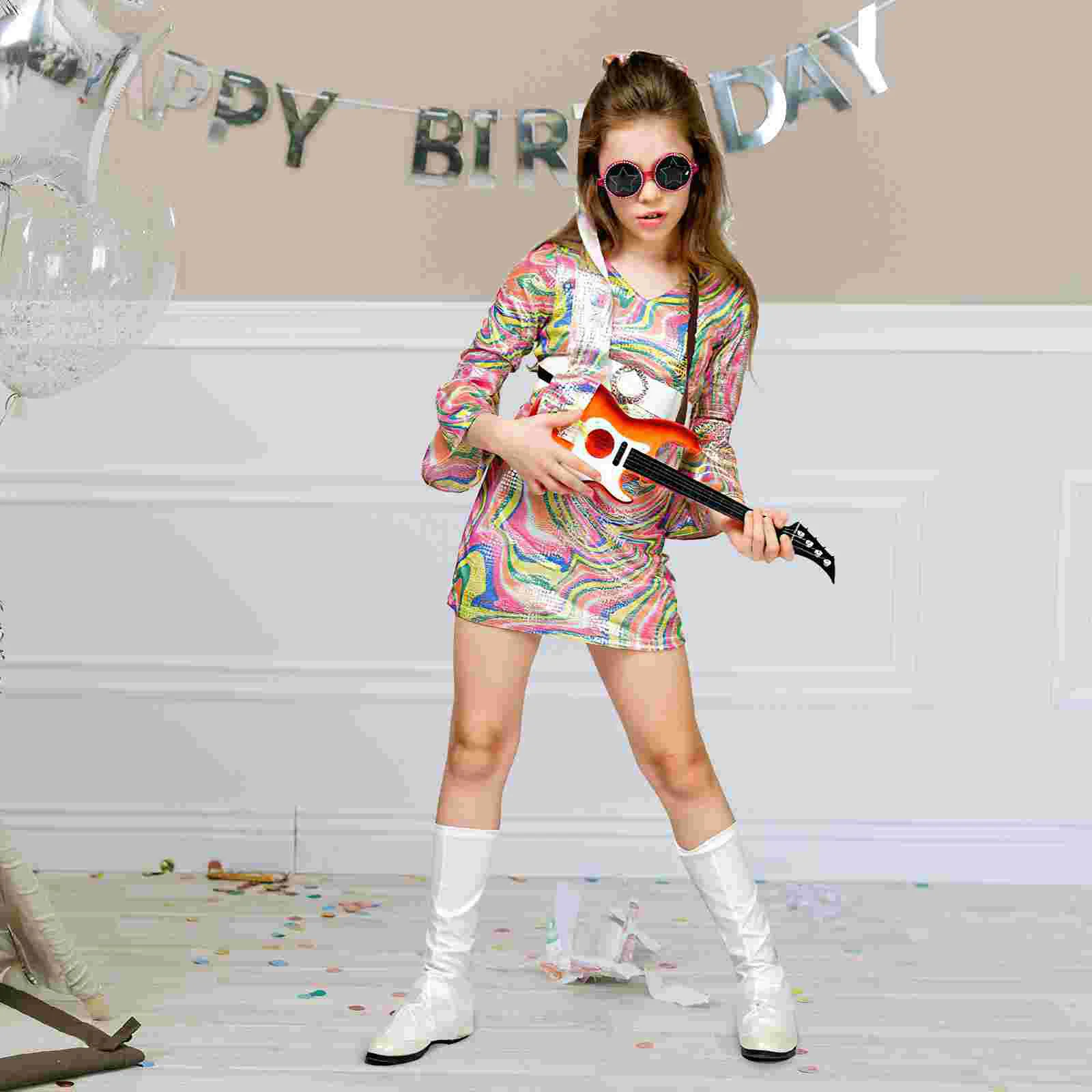 Kids Girl Clothes Little Retro Dress Clothing Disco Costume for Long Sleeve Child
Kids Girl Clothes Little Retro Dress Clothing Disco Costume for Long Sleeve Child